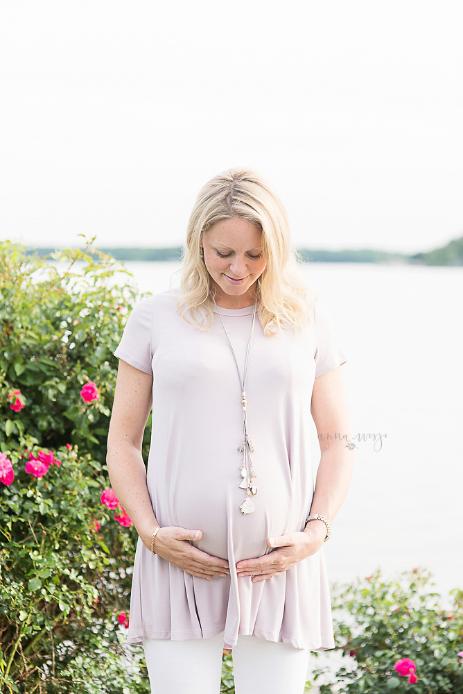 Maternity by the lake | Mooresville Maternity Photographer