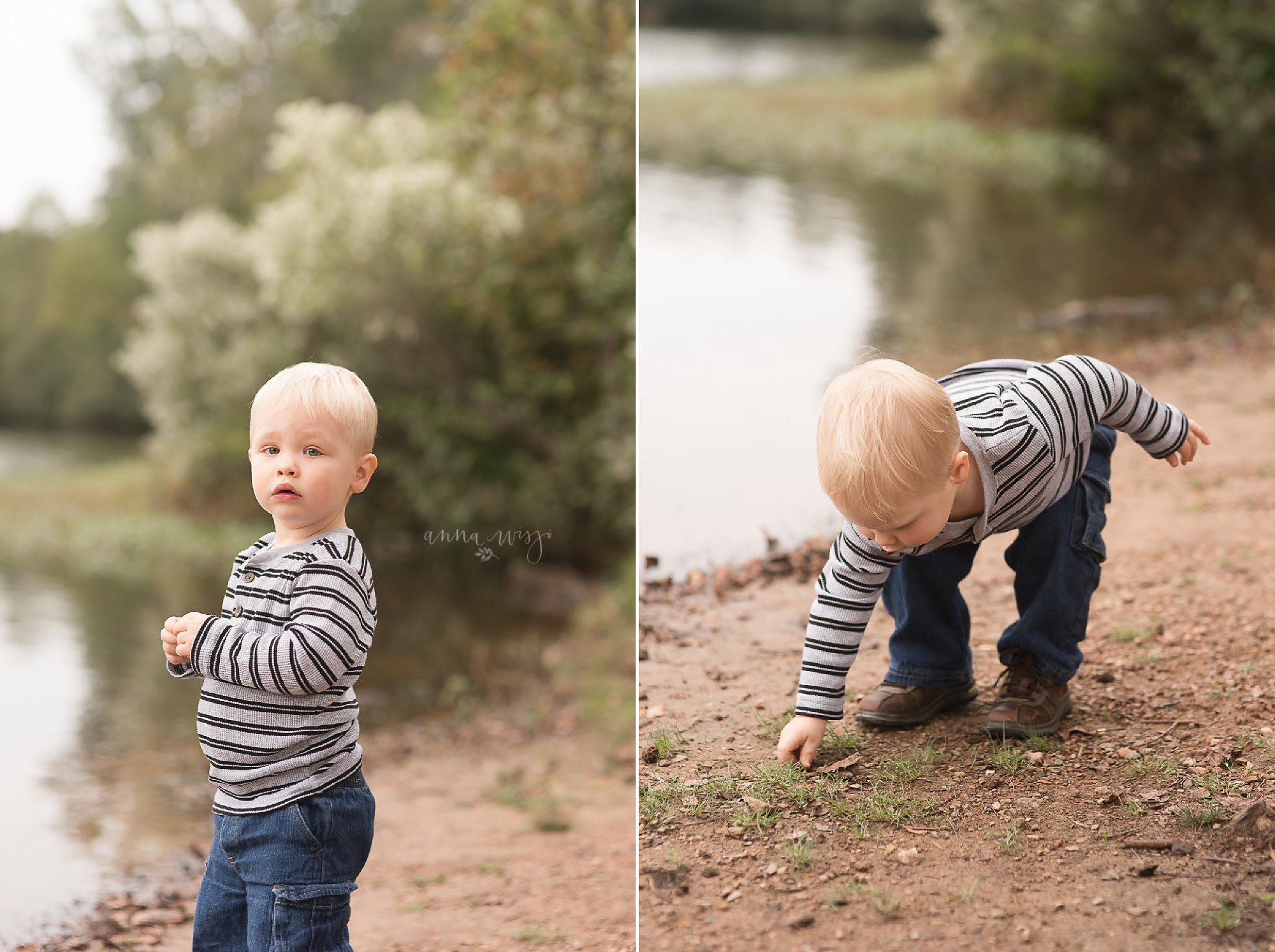 Evan by the lake | Charlotte Family Photographer | Anna Wisjo Photographer