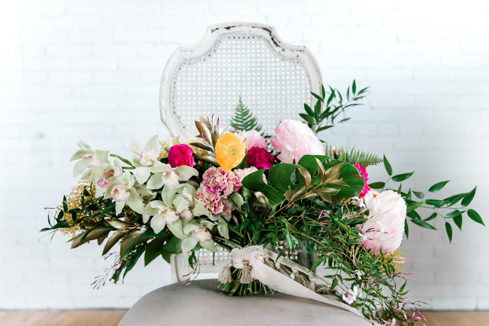 Flower bouquet | NC Boho Syled Wedding | Anna Wisjo Photography