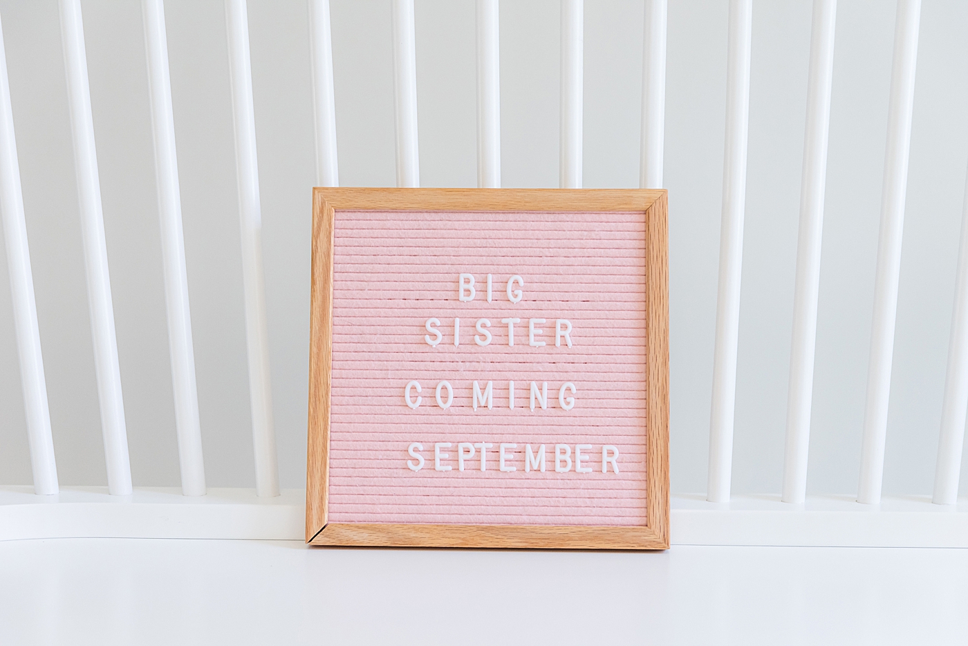 Big sister sign | Photo by Anna Wisjo Photography