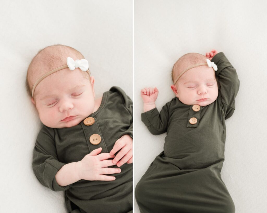 Baby Logan on the beanbag | Anna Wisjo Photography