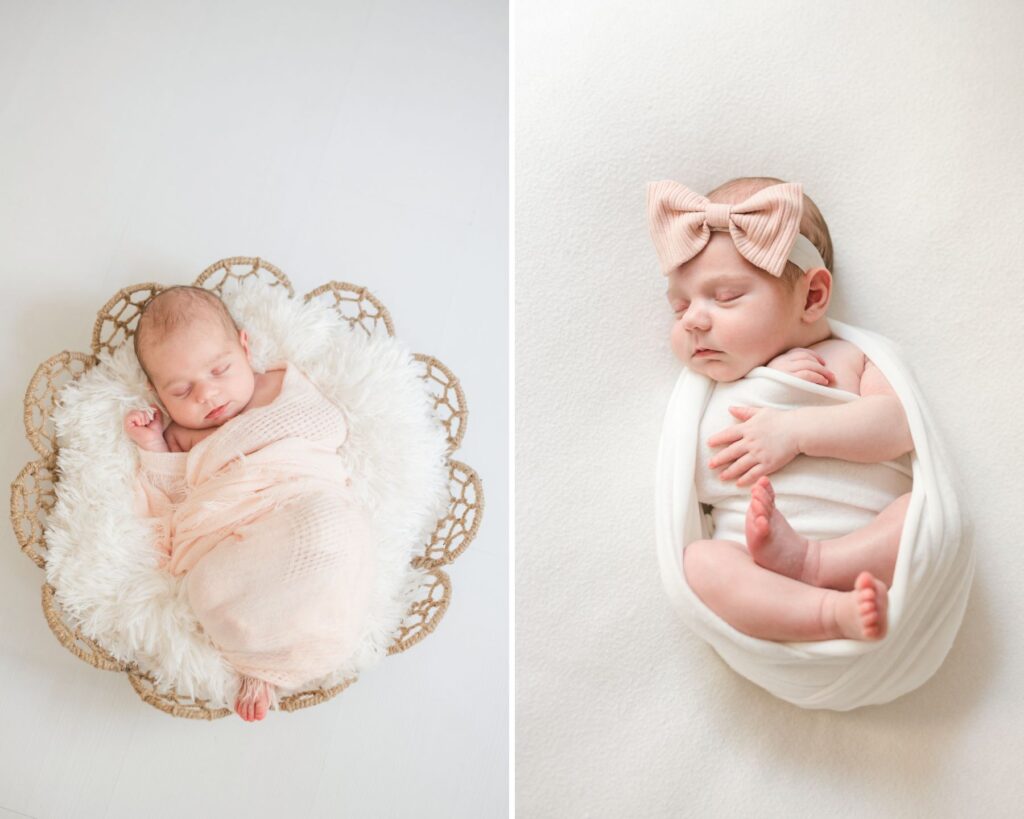Baby Logan on the beanbag | Anna Wisjo Photography